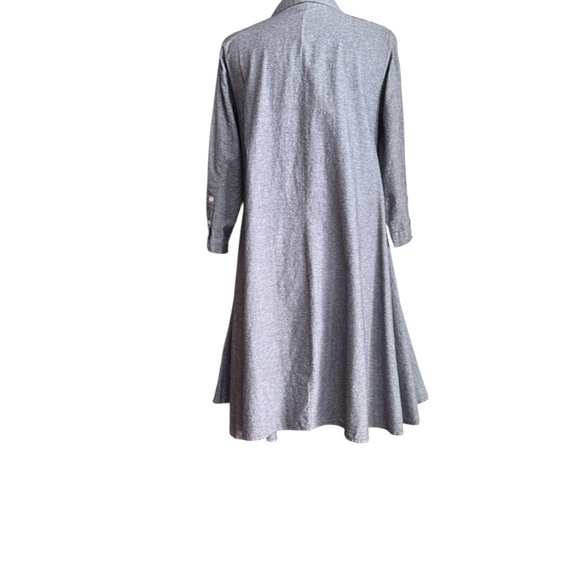 Vamp Chic Asymmetrical Gray Dress/Tunic - Picture 2 of 4